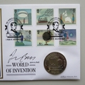 2007 John Logie Baird Crown Coin Cover - Benham Signed UK PNC First Day Covers