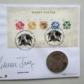 2007 Harry Potter 1 Crown Coin Cover - Benham Signed UK PNC First Day Covers