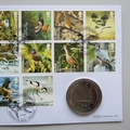 2007 Britain's Endangered Birds Crown Coin Cover - Benham Signed UK PNC First Day Covers