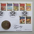 2007 Harry Potter Hogwarts Crown Coin Cover - Benham Signed UK PNC First Day Covers