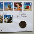 2007 Oh I Do Like To Be Beside The Seaside Centenary Penny Coin Cover - Benham Signed FDC