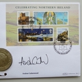 2008 Belfast Granted City Status Medal Cover - Benham Signed UK PNC First Day Covers
