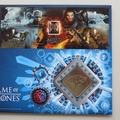 2018 Game of Thrones 'Winter Is Coming' Medal Cover - Royal Mail First Day Cover