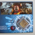 2018 Game of Thrones 'Winter Is Coming' Medal Cover - Royal Mail First Day Cover