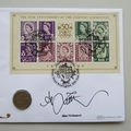 2008 50th Anniversary of Regionals National Emblems of Britain Sixpence Coin Cover - Benham Signed