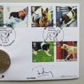 2008 Working Dogs Polar Transport 2 Pounds Coin Cover - Benham Signed UK PNC First Day Covers
