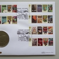 2008 Ian Flemming Centenary of Birth 1 Crown Coin Cover - Benham Signed UK PNC First Day Covers