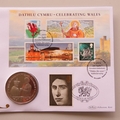 2009 Celebrating Wales 1 Dollar Coin Cover - Benham Signed UK PNC First Day Covers