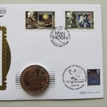 2009 40th Anniversary of Man on the Moon Crown Coin Cover - Benham UK PNC First Day Covers