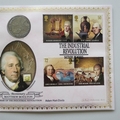 2009 The Industrial Revolution Matthew Boulton Silver Shilling Coin Cover - Benham Signed