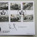 2010 Great British Railways Shilling Coin Cover - Benham Signed UK PNC First Day Covers