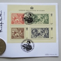 2010 The King's Stamps Festival of Stamps Dollar Coin Cover - Benham Signed UK PNC First Day Covers