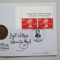 2010 Royal Philately 100 Years Penny Coin Cover - Benham Signed UK PNC First Day Covers