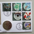 2010 Medical Breakthrough of the 20th Century Crown Coin Cover - Benham Signed UK PNC First Day Covers