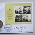 2010 The Little Ships of Dunkirk 1 Dollar Coin Cover - Benham Signed UK PNC First Day Covers