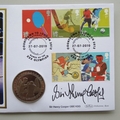 2010 Boxing Countdown to London 2012 Olympics Crown Coin Cover - Benham Signed UK PNC