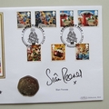 2010 Christmas Isle of Man 50p Pence Coin Cover - Benham Signed UK PNC First Day Covers