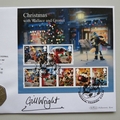 2010 Christmas with Wallace and Gromit 50p Pence Coin Cover - Benham Signed UK PNC First Day Covers