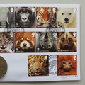2011 Endangered World Wildlife 1 Dollar Coin Cover - Benham Signed UK PNC First Day Covers