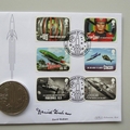 2011 Rocket Man Gerry Anderson Crown Coin Cover - Benham Singed UK PNC First Day Covers