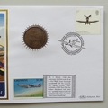 2011 Spitfire 1st Prototype Test Flight 75th Anniversary Penny Coin Cover - Benham UK PNC