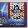 2005 End of WWII 2 Pounds Coin Cover - 60th Anniversary - Royal Mail First Day Cover