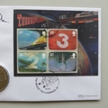 2011 The Genius of Gerry Anderson 1 Crown Coin Cover - Benham Signed UK PNC