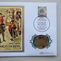 2012 Charles Dickens Bicentenary 50p Pence Coin Cover - Benham UK PNC First Day Covers