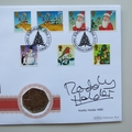 2012 Christmas Isle of Man 50p Pence Coin Cover - Benham Signed UK PNC First Day Covers