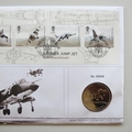 2019 Harrier Jump Jet 50th Anniversary Medal Cover - Royal Mail First Day Covers