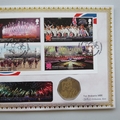2012 Memories of London 2012 Olympics 50p Pence Coin Cover - Benham Signed UK PNC