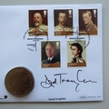 2012 The Royal House of Windsor 1 Dollar Coin Cover - Benham Signed UK PNC