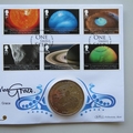 2012 Space Science 1 Crown Coin - Benham Signed UK PNC First Day Covers