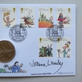 2012 The Master Story Teller Roald Dahl 1 Crown Coin Cover - Benham Signed UK PNC