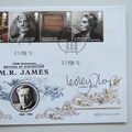 2012 M R James Britons of Distinctions 150th Anniversary 1 Penny Coin Cover - Benham Signed