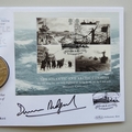 2013 The Battle of the Atlantic 1 Dollar Coin Cover - Benham Signed UK PNC