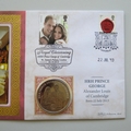 2013 Birth of HRH Prince George of Cambridge 1 Dollar Coin Cover - Benham UK PNC
