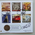 2013 London Underground Shilling Coin Cover - Benham Signed UK PNC First Day Covers