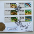 2013 Rivers Freshwater Life Half Crown Coin Cover - Benham Signed UK PNC First Day Covers
