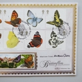 2013 Butterflies 1 Penny Coin Cover - Benham Signed UK PNC First Day Covers