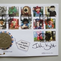 2014 Classic Children's TV 1 Crown Coin Cover - Benham Signed UK PNC First Day Covers