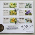 2014 British Flora Spring Blooms 1 Penny Coin Cover - Benham Signed UK PNC