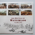 2015 Battle of Waterloo 5 Pounds Coin Cover - Royal Mail First Day Cover