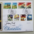 2015 Christmas 50p Pence Coin Cover - Benham Signed UK PNC First Day Covers