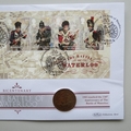 2015 Battle of Waterloo Bicentenary Half Penny Coin Cover - Benham Signed UK PNC