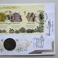 2015 The Honeybee 1 Penny Coin Cover - Benham Signed UK PNC First Day Covers