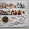 2015 Comedy Greats 1 Penny Coin Cover - Benham Signed UK PNC First Day Covers