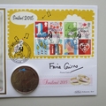 2015 Smilers 2 Pounds Coin Cover - Benham Signed UK PNC First Day Covers
