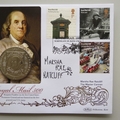 2016 Royal Mail 500th Anniversary 1 Dollar Coin Cover - Benham Signed UK PNC First Day Covers