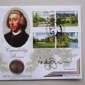2016 Capability Brown 300th Anniversary US Quarter Coin Cover - Benham Signed UK PNC First Day Covers